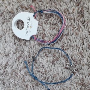 Pura Vida, bracelet and Anklet, never worn.
